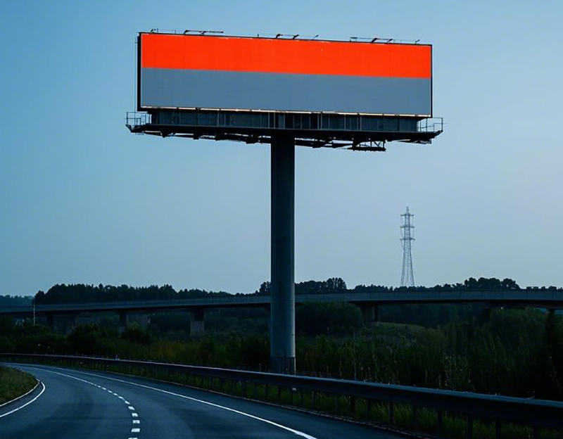 四川廣安單立柱廣告塔，高炮廣告牌制造商